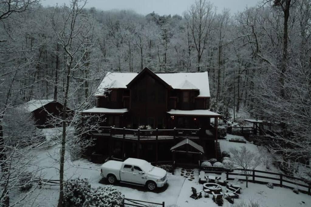 Christmas Lodge-Secluded Near Downtown Blue Ridge Exteriér fotografie